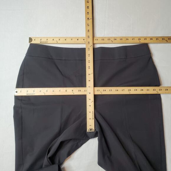 Talbots Women's Size 18W NWT Chatham Ankle Pants Slim Leg Black - Picture 2 of 9